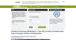 Desktop Screenshot of creativecommons.nl