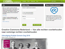 Tablet Screenshot of creativecommons.nl