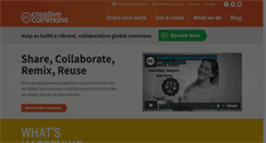 Desktop Screenshot of creativecommons.org