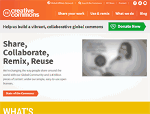 Tablet Screenshot of creativecommons.org