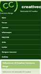 Mobile Screenshot of creativecommons.no