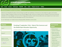 Tablet Screenshot of creativecommons.no