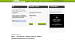Desktop Screenshot of creativecommons.org.rs