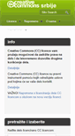 Mobile Screenshot of creativecommons.org.rs