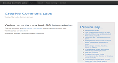 Desktop Screenshot of labs.creativecommons.org