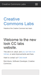 Mobile Screenshot of labs.creativecommons.org