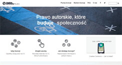 Desktop Screenshot of creativecommons.pl