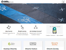 Tablet Screenshot of creativecommons.pl